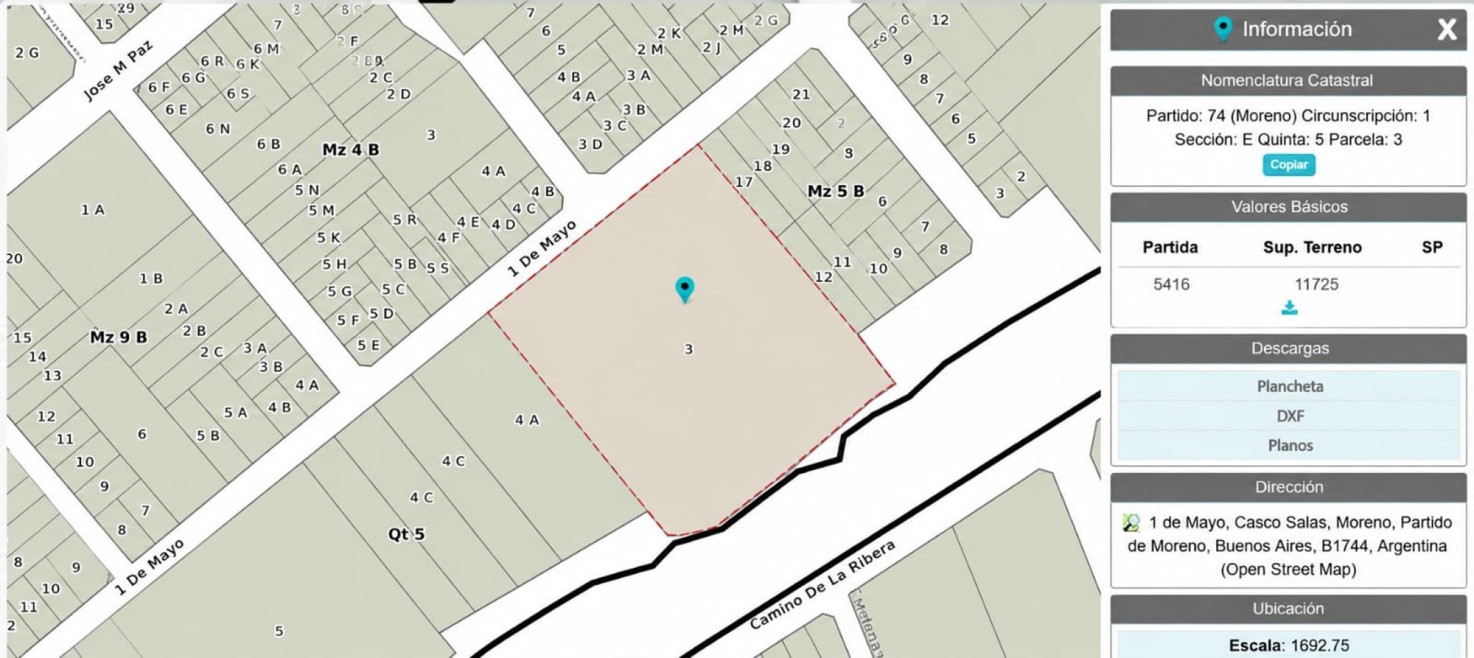 LOTE TERRENO VENTA 11.700 m² MORENO -  LOTEO LOGISTICA BARRIO CERRADO