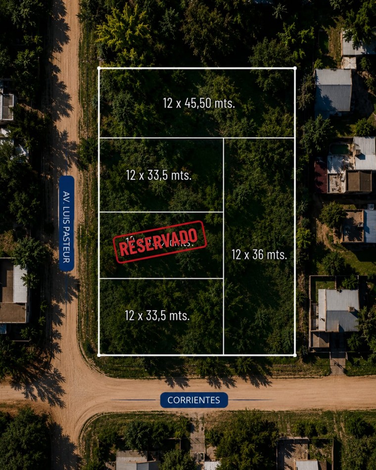 Venta lote terreno Paso del rey 12 x 33.5mts FINANCIA