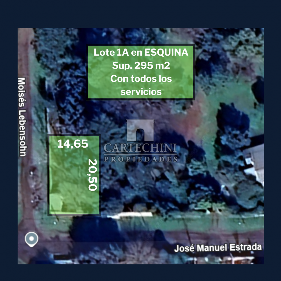 Paso del Rey - Lote de 295m2 con todos los servicios