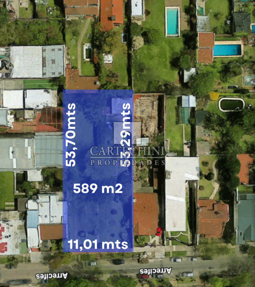 Castelar Norte - Lote Terreno Residencial casi 600m2