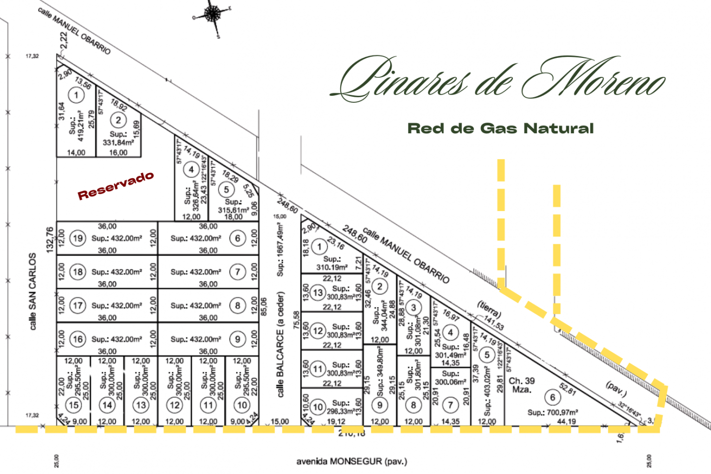 Lote en Moreno Sur - Nuevo Loteo "Pinares de Moreno"
